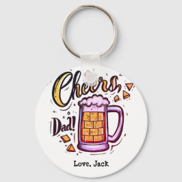 Personlig Fars dag-gåva från Kids Nyckelring