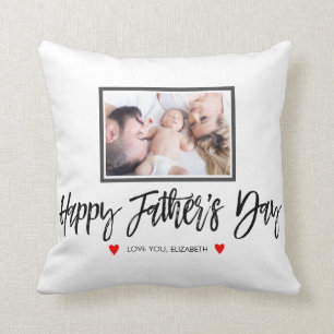 Personlig Fars dag Gift for Pappa Photo Kudde