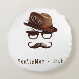 Personlig Fars dag Gift från Kids Rund Kudde