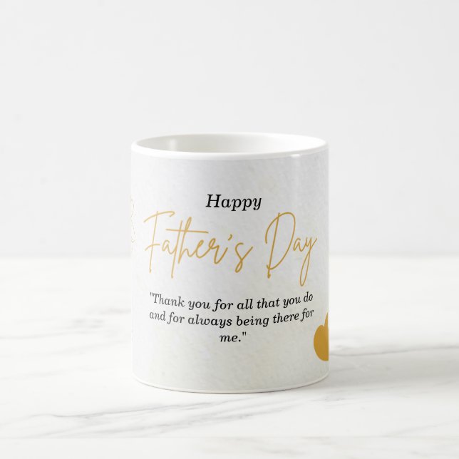 Personlig Fars dag Kaffemugg (Center)