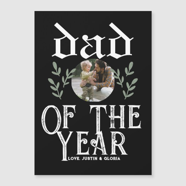 Personlig Fars dag, pappa i årets gåva (Framsida)