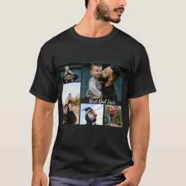 Personlig Fars dag Photo Collage T Shirt