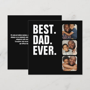 Personlig Fars dag Photo Gift Best Pappa någonsin