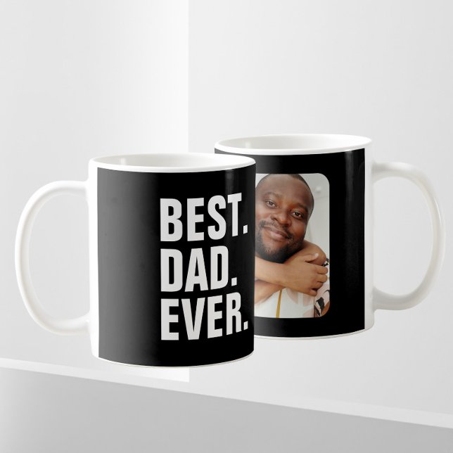 Personlig Fars dag Photo Gift Best Pappa någonsin Kaffemugg (Skapare uppladdad)