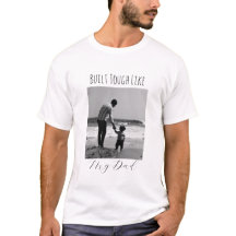Personlig Farsdags T-Shirt med Foto