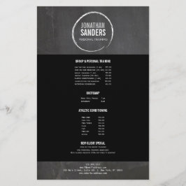 PERSONLIG FÄRSK LOGOTYP FLYGBLAD