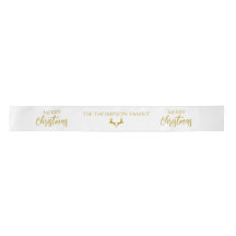 Personlig Faux-Gold Foil God jul