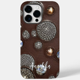 Personlig Faux Leather Abstrakt minimalist