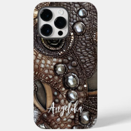 Personlig Faux Leather Abstrakt minimalist