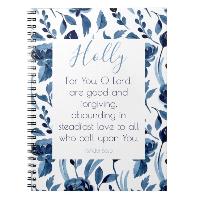 Personlig Favorite Bible Verse Notebook Journal Anteckningsbok (Framsidan)