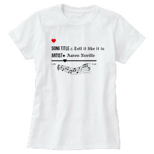 Personlig Favoritlåttitel T-shirt