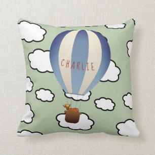 Personlig Fawn i Balloon Dekorativ kudde