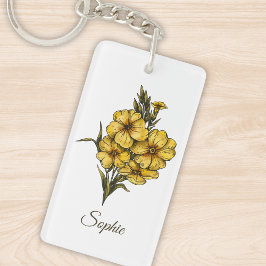 Personlig februari Födelsekedja för blommor