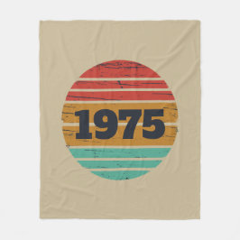 Personlig femtio vintagar 50:e födelsedagsfesten fleecefilt