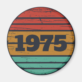 Personlig femtio vintagar 50:e födelsedagsfesten magnet