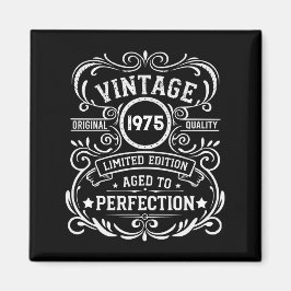 Personlig femtio vintagar 50:e födelsedagsfesten magnet