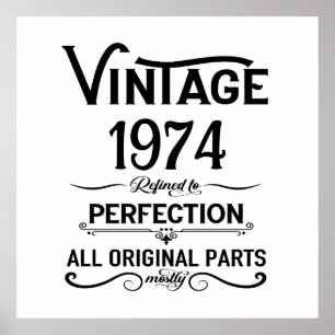 Personlig femtio vintagar 50:e födelsedagsfesten poster