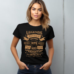 Personlig femtio vintage 50-års födelsedagsfest t shirt