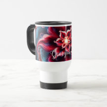 Personlig Festive Blommigt Poinsettia Galaxy