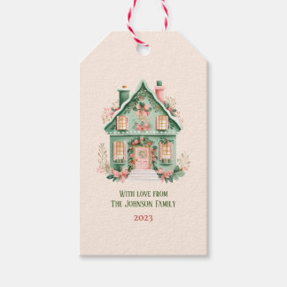 Personlig Festive Gift-Märkre Presentetikett