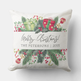 Personlig Festive God jul Decorative Kudde