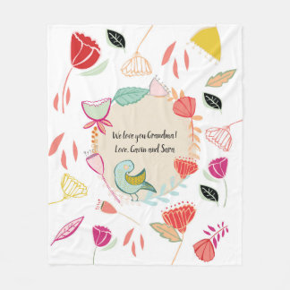 Personlig filt för mamma, mormor eller vän