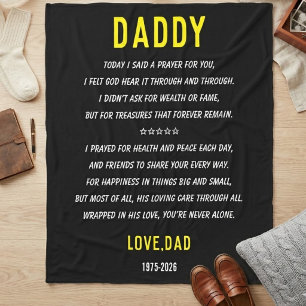 Personlig filt till pappa Anpassad fadersdag