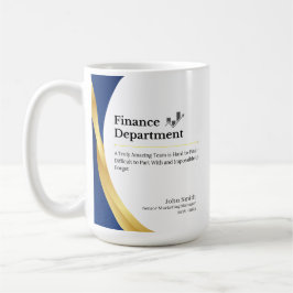 Personlig Finance Department Kaffemugg