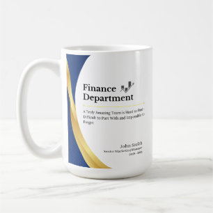 Personlig Finance Department Kaffemugg