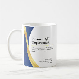 Personlig Finance Department Kaffemugg