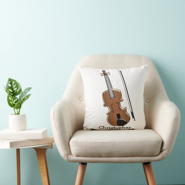 Personlig fiol design kudde (Stol)