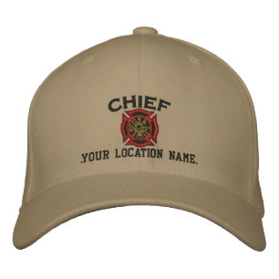 Personlig Fire Chief Anpassningsbar Cap Embroidery Broderad Keps