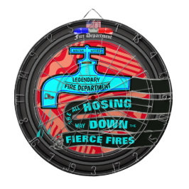 Personlig Fire Department Hose Darttavla
