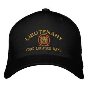 Personlig Fire löjtnant Anpassningsbar Cap Embroid Broderad Keps
