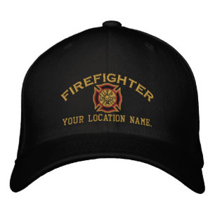 Personlig Firefighter Anpassningsbar Cap Embroider Broderad Keps