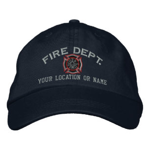 Personlig Firefighter Anpassningsbar Cap Embroider Broderad Keps