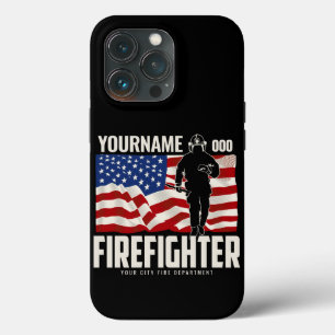 Personlig Firefighter Rädding USA flagga Patriotic