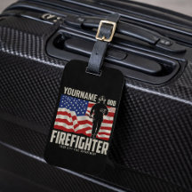 Personlig Firefighter Rädding USA flagga Patriotic