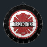 Personlig Firefighter Red Logotyp Symbol Darttavla<br><div class="desc">Personlig Firefighter Red Logotyp Symbol Fire Rädding Department Gifts!</div>