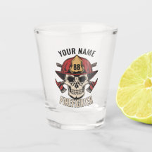 Personlig Firefighter Skull Fireman Fire Dept