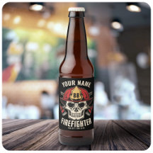 Personlig Firefighter Skull Fireman Fire Dept