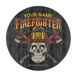 Personlig Fireman Skull Helmet Ax Firefighter