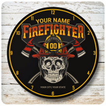 Personlig Fireman Skull Helmet Ax Firefighter