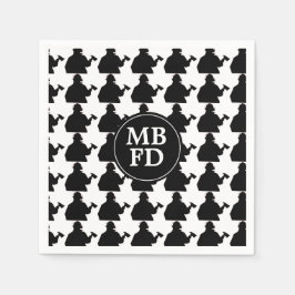 Personlig Firemen Napkins Pappersservett