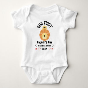 Personlig First Fars dag 2025, anpassade namn T Shirt