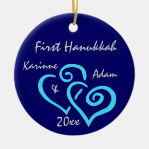 Personlig First Hanukkah Ornament