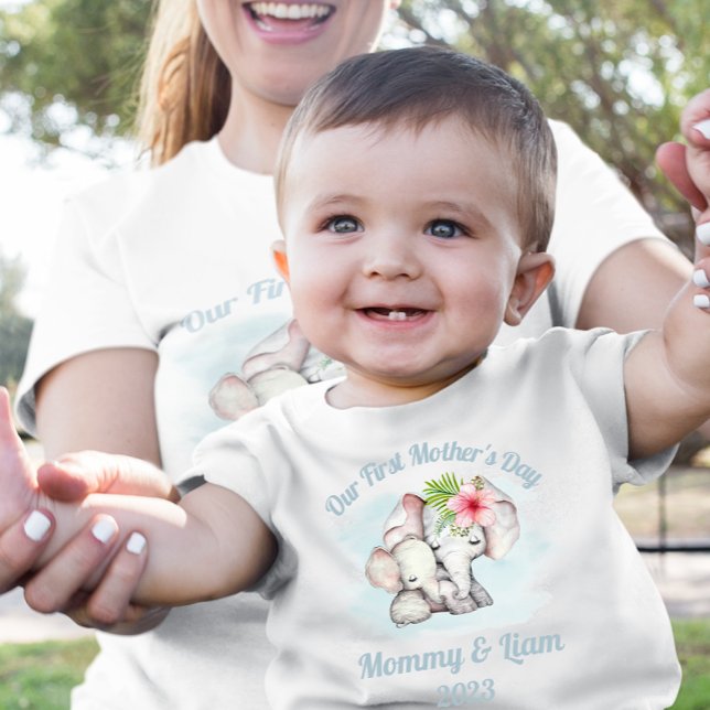 Personlig First Mors dag Infant Shirt T Shirt (Skapare uppladdad)