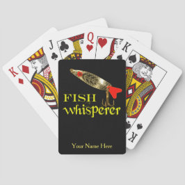 Personlig Fish Whisperer Spelkort