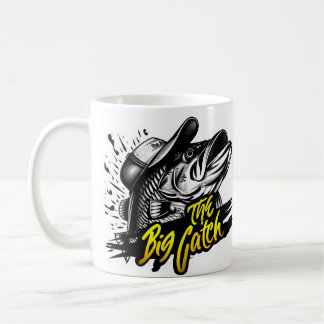 Personlig Fishing "The Big Catch" Kaffemugg