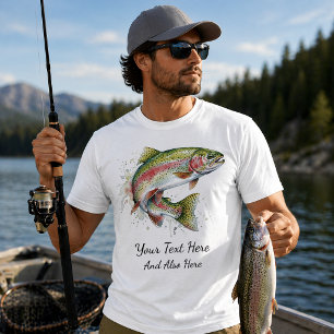 Personlig fiskeälskare – Öringfiskedesign T Shirt